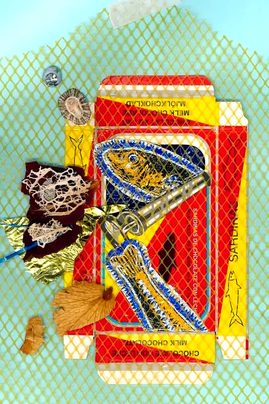 Sardine Tin Collage